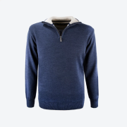 Męski sweter Kama 4105 niebieski navy