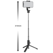 Selfie stick Swissten BLUETOOTH SELFIE STICK ALUMINUM TRIPOD PRO