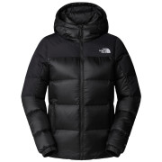 Damska kurtka puchowa The North Face W Diablo Down 2.0 Hooded Jacket czarny Tnf Black Heather/Tnf Blk