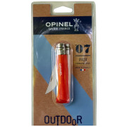 Nóż składany Opinel VRI N°07 pomarańczowy orange (blister)