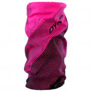 Komin Dynafit Logo Neck Gaiter czarny/różówy pink glo/0910 STRIPED