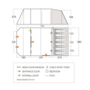 Namiot rodzinny Vango Lismore 600XL Package