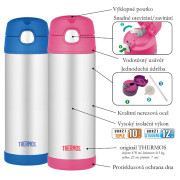 Termos dziecięcy Thermos Funtainer Nerez 470 ml