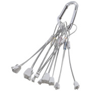 Hak wspinaczkowy Rock Empire Alu Nuts 4 srebrny