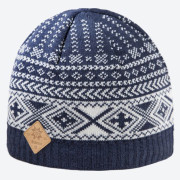 Dzianinowa czapka z merynosów Kama A117 niebieski Darkblue