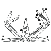 Multitool Leatherman Wingman z etui