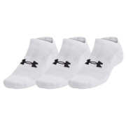 Zestaw skarpetek Under Armour Unisex Tc 3Pk No Show biały White/White/Black
