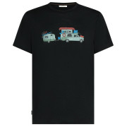 Koszulka męska Icebreaker Men Merino 150 Tech Lite SS Tee Transportage czarny Black