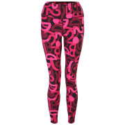 Damskie legginsy Dare 2b Influential Leging 2023 różowy Pure Pink Graffiti