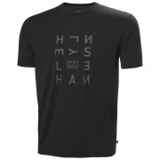Koszulka męska Helly Hansen Skog Graphic T-Shirt czarny 991 Black