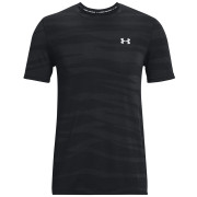 Koszulka męska Under Armour Seamless Novelty SS czarny Black / / Mod Gray