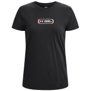 Koszulka damska Under Armour GRADIENT PILL SS czarny Black/White