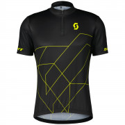 Męska koszulka kolarska Scott RC Team 20 SS czarny/żółty black/sulphur yellow