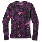 Damska koszulka Smartwool W Classic Thermal Merino BL Crew Boxed 2023 fioletowy Purple Iris Floral