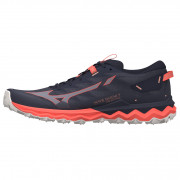 Damskie buty do biegania Mizuno Wave Daichi 7 niebieski/różowy NightSky/Quicksliver/HotCoral