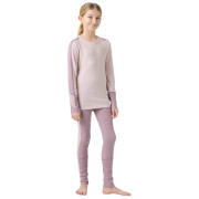 Zestaw dziecięcy Helly Hansen Jr Lifa Merino Midweight Set Purple Clay