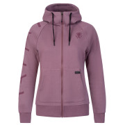 Bluza damska Rafiki Nuria Zip fioletowy grape shake