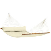 Hamak z drążkami La Siesta Alabama Kingsize beżowy Vanilla