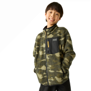 Bluza dziecięca Regatta Junior Frankie Warm Fleece Bark Green Camo