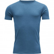 Koszulka męska Devold Breeze Man T-Shirt short sleeve niebieski BlueMelange