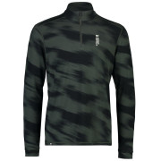 Męska koszulka Mons Royale Cascade Merino Flex 200 1/4 Zip Rosin Motion czarny/szary RosinMotion