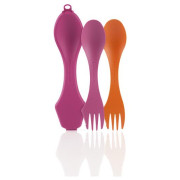 Łyżki Light My Fire Sporks´n Case ciemnofioletowy/różówy