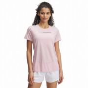 Koszulka damska Under Armour Tech PTH Graphic SSC różowy Prime Pink / / Downpour Gray