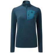 Bluza damska Mountain Equipment Lumiko Wmns Zip T Medieval Blue niebieski Majolica/Alto blue