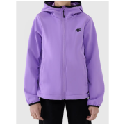 Kurtka dziecięca 4F Softshell jacket F373 fioletowy VIOLET