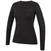 Koszulka damska MOOA MerinoSilk 160 long czarny black melange