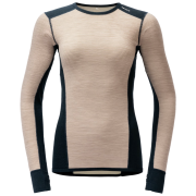 Damska koszulka Devold Reverso Merino Shirt Wmn czarny/beżowy Stone