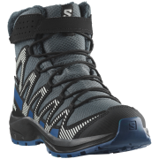 Dziecięce buty zimowe Salomon Xa Pro V8 Winter Waterproof niebieski Turbulence / Black / Dark Blue