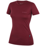 Koszulka damska Zulu Merino 160 Short 4C bordowy wine