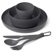 Zastawa stołowa Sea to Summit Camp Dinnerware Set - 6 pcs szary Charcoal