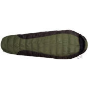 Śpiwór puchowy Warmpeace Viking 600 180 cm zielony/szary Olive/Gray/Black