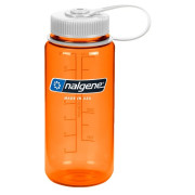 Butelka Nalgene Wide Mouth 0,5l biały/pomarańczowy Orange/White