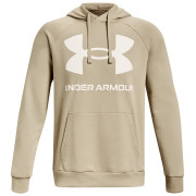 Męska bluza Under Armour Rival Fleece Big Logo HD beżowy Khaki Base / / Onyx White