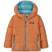 Kurtka dziecięca Patagonia Baby Hi-Loft Down Sweater Hoody - MARG pomarańczowy Marigold