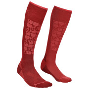 Damskie skarpety Ortovox W's Ski Compression Socks bordowy DarkBlood