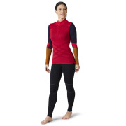 Damska koszulka Smartwool W Intraknit Merino 200 Colorblock 1/4 Zip