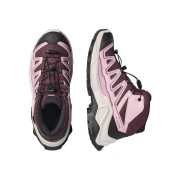 Buty dziecięce Salomon X Ultra Mid Gtx J Huckleberry-Dawn Pink-Concord Grape