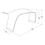 Wiata namiotowa Outwell Wakefield XL Tent Connector