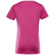 T-shirt dziecięcy Alpine Pro Basiko Fuchsia