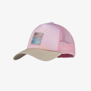 Dziecięca bejsbolówka Buff Trucker Cap Youth szary/różówy Katsy Orchid