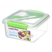 Pojemnik śniadaniowy Sistema Lunch Plus To Go 1,2L jasnozielony