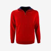 Męski sweter Kama 4105 czerwony red