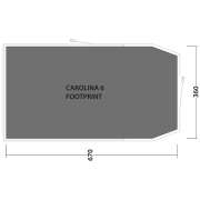 Podkład pod namiot Outwell Footprint Carolina 6