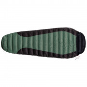 Śpiwór puchowy Warmpeace Viking 300 195 cm zielony/czarny Green/Grey/Black