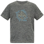 T-shirt dziecięcy Regatta Alvarado Black Marl szary Black Marl