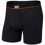 Bokserki Saxx Non-Stop Stretch Cotton Boxer Brief Fly czarny Black